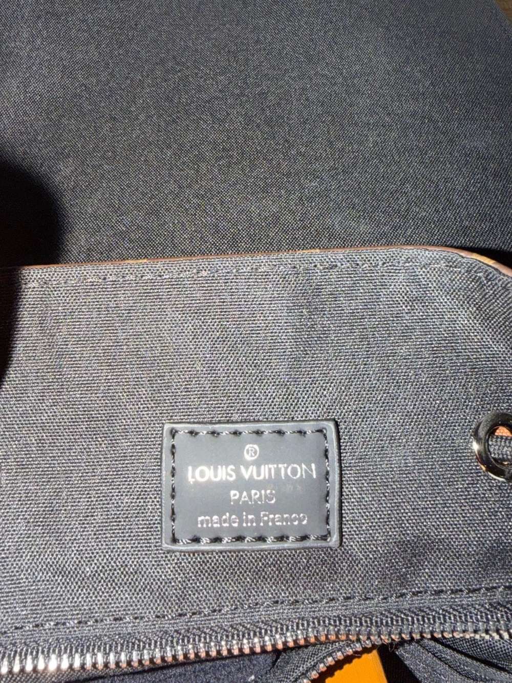 Louis Vuitton Brown Monogram Canvas Backpack with Black Straps - Picture 2 of 2